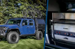 De nieuwe Jeep Gladiator wordt geleverd met een elektrische hotdoggrill