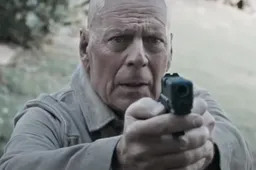 Actieheld Bruce Willis schittert in nieuwe film Out Of Death