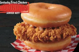 KFC onthult haar nieuwste kip-donut burger