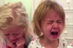 Kids worden helemaal para als wordt verteld dat al hun Halloween snoep op is