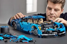 Deze 3599 LEGO-blokjes tellende Bugatti Chiron is het ultieme speelgoed voor de man