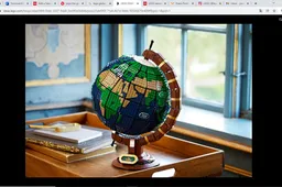 Onze Deense vrienden lanceren een LEGO-globe die daadwerkelijk draait