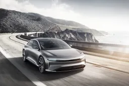 Elektrische krachtpatser Lucid Air knalt over de 350 km per uur heen