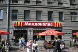 McDonald's doet wat het moet doen en vertrekt uit Rusland
