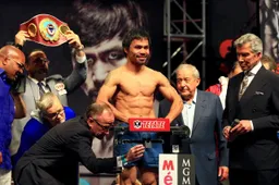 Bokslegende Manny Pacquiao hangt bokshandschoenen aan de wilgen om president te worden