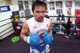 Zo ziet het eruit als je vecht tegen Manny Pacquiao