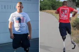 Marinier verliest benen door landmijn, loopt nu in 31 dagen 31 marathons