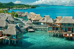 Overwinteren kun je het beste doen in deze bungalows op Bora Bora