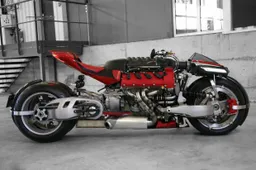 Lazareth komt met zieke Masarati-powerbike