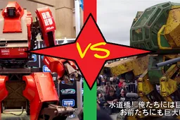 VS-Japan: Het gevecht van het jaar gaat tussen twee gigantische robots