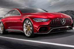 Mercedes AMG vierdeurs concept is oogstrelend bruut