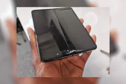 Samsung Galaxy Fold is toch wat gevoeliger dan gedacht