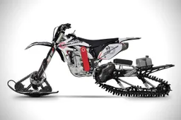 Wees een baas in de winter met deze snowbike