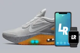 Nooit meer zelf je veters strikken met deze zelfstrikkende schoenen van Nike