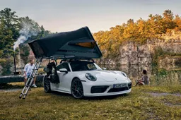 Porsche hardcase tent zorgt ervoor dat je de hotels overslaat