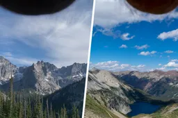 Mannen fotograferen hun ballen voor prachtige landschappen door online-trend 'nutscaping'