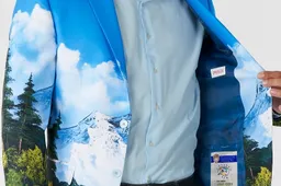 Jij kan artistiek shinen met deze Bob Ross blazer van OppoSuits