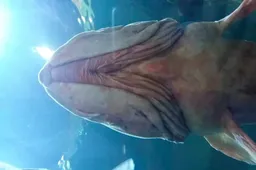 Deze vis is eigenlijk gewoon een grote, zwemmende piemel