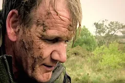 Gordan Ramsay wordt volledig afgemat bij de Britse Royal Marines