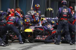 Dit is hoe de pit stops van Red Bull Racing er exact aan toe gaan