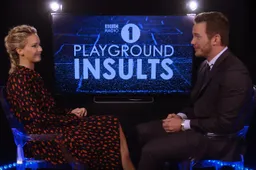 Jennifer Lawrence zet collega Chris Pratt goed voor lul