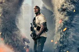 The Rock is bevriend met gigantische albino gorilla in de nieuwe actiefilm Rampage