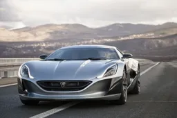 Deze elektrische supercar van Kroatische makkelij is zwaar bruut