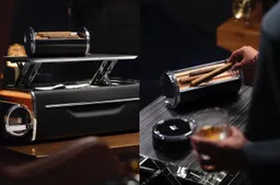 Rolls Royce breidt assortiment uit met hun eigen luxe whisky- en sigarenkist