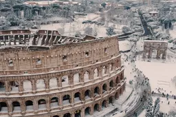 Rome is op dit moment nog mooier dankzij een dik pak sneeuw