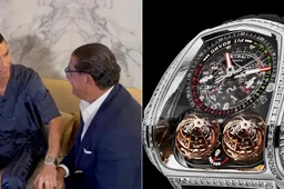 De oprichter van Jacob & Co. doet Cristiano Ronaldo hoogstpersoonlijk een peperduur horloge cadeau
