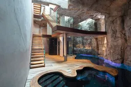Villa Troglodyte in Monaco is gebouwd in een rots en kost 41 miljoen euro