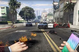 Door nieuwe mod in GTA V kun je nu een Samsung Note 7 als granaat gebruiken