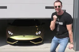 Joel Beukers laat z’n Lamborghini Hurácan goud wrappen