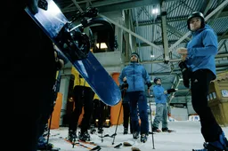 We doken met Odlo en hun nieuwe thermogear van de indoorpistes in Snowworld