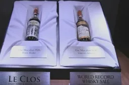 Duurste whiskyflessen ter wereld verkocht in Dubai voor $600.000,- per fles