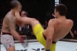 Lyoto Machida trapt Vitor Belfort keihard in het gezicht met zieke ninja moves