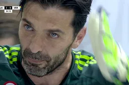 Tranen over je wangen bij het afscheid van Gianluigi Buffon