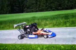 Handige Duitser bouwt monsterlijke 1000cc kart