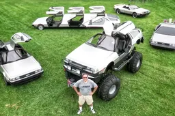 Dude bouwt de vreemdste creaties van de bekende DeLorean