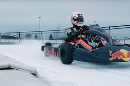 Bulls on Ice: Max Verstappen en Pierre Gasly scheuren over ijsbaan