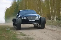 Gekke Russen toveren een Bentley om tot lijpe oorlogsmachine
