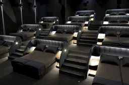 Kijk films vanuit je bed in deze super relaxte bioscoop van Pathé