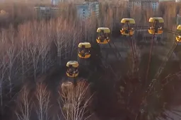 Spookachtige drone-beelden laten gevolgen zien van kernramp in Tsjernobyl