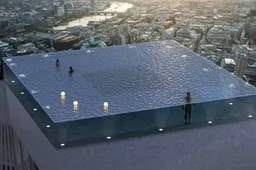Check deze plannen voor een Infinity-zwembad op het dak van een wolkenkrabber