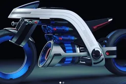 The Tron Legacy Bike is realiteit met dit epische motorconcept van Saharudin Busri