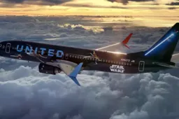 United Airlines lanceert een Star Wars-themed vliegtuig