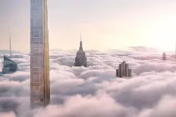 Een kijkje in de dunste wolkenkrabber ter wereld