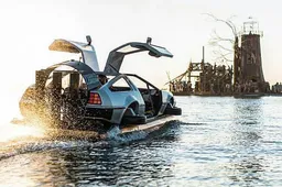 Ga 'Back To The Future' met deze DeLorean hovercraft