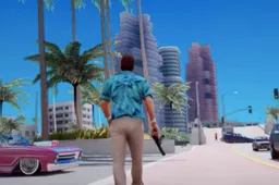 Grand Theft Auto Vice City 'remastered' in een GTA V-mod