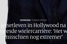 FHM's Mediatip: interview in De Volkskrant met ex-wielerprof Thomas Dekker